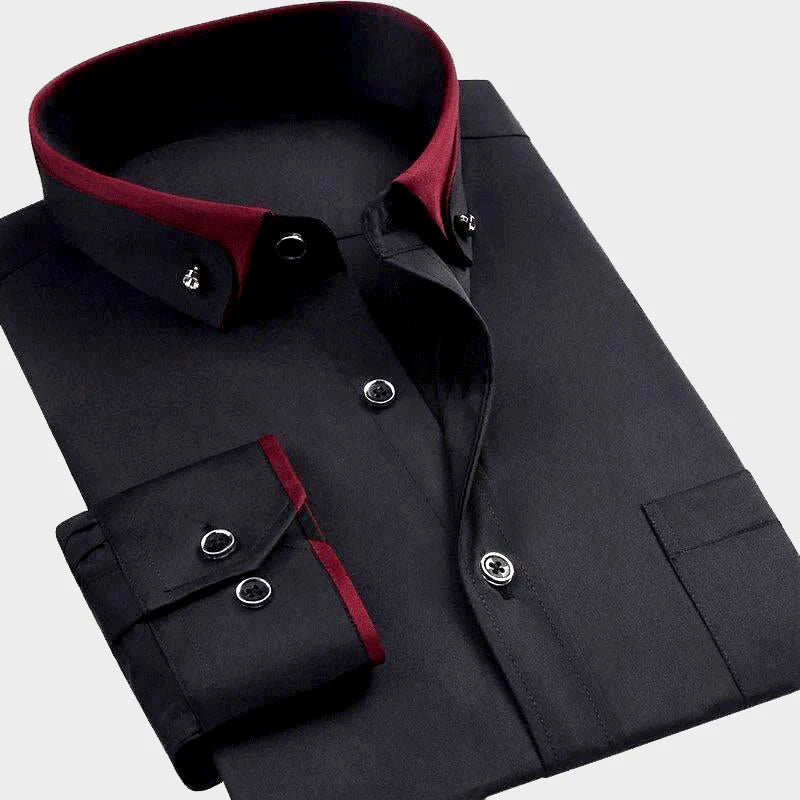 Jason Reid Structured Collar Dress Shirt