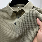 Jason Reid Textured Button Polo Shirt