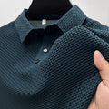 Jason Reid Textured Button Polo Shirt