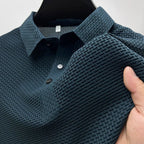 Jason Reid Textured Button Polo Shirt