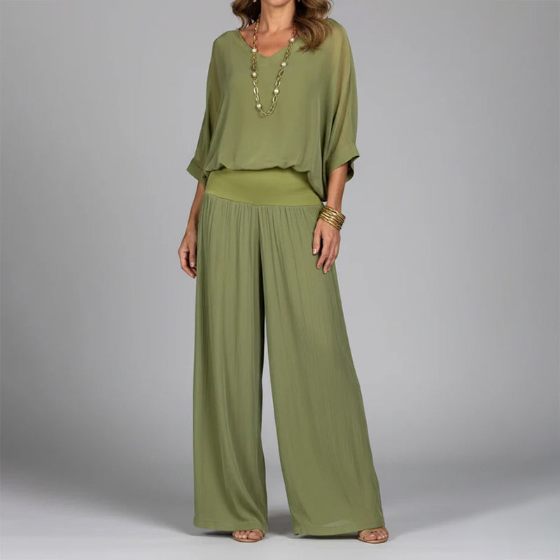 Jennifer - Women’s Two-Piece Chiffon Set