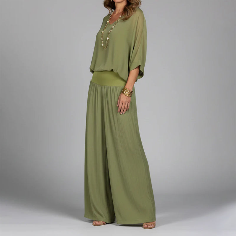 Jennifer - Women’s Two-Piece Chiffon Set