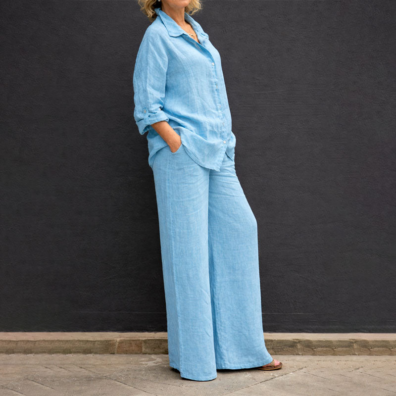 Joanne - Women’s Loose Fit Linen Co-Ord Set