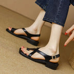 Kelsey - Women's Square Toe Strap Sandals