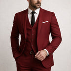 Lawrence - Men's Three-Piece Slim Fit Suit