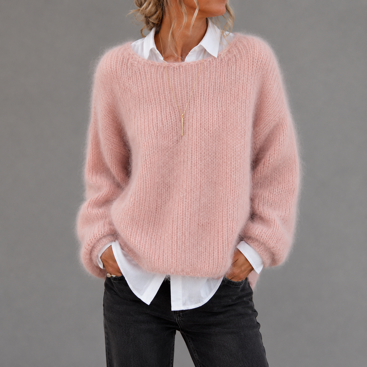 Maeve - Women's Ribbed-Knit Pullover Sweater