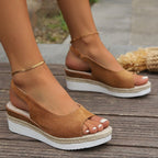 Margot - Women's Slingback Platform Sandals