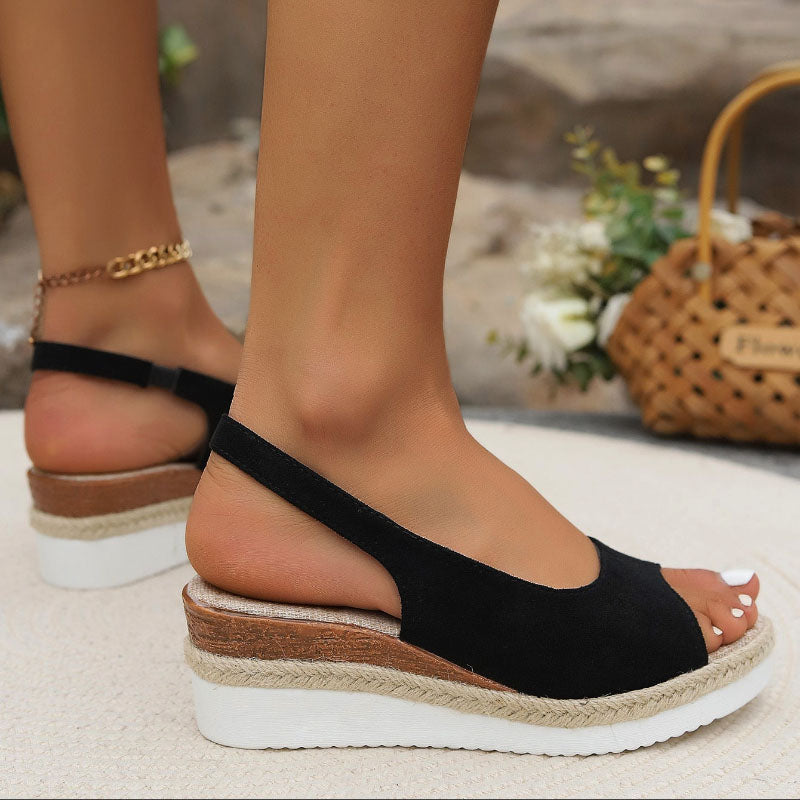 Margot - Women's Slingback Platform Sandals