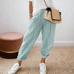Megan - Women's Relaxed Fit Striped Casual Pants