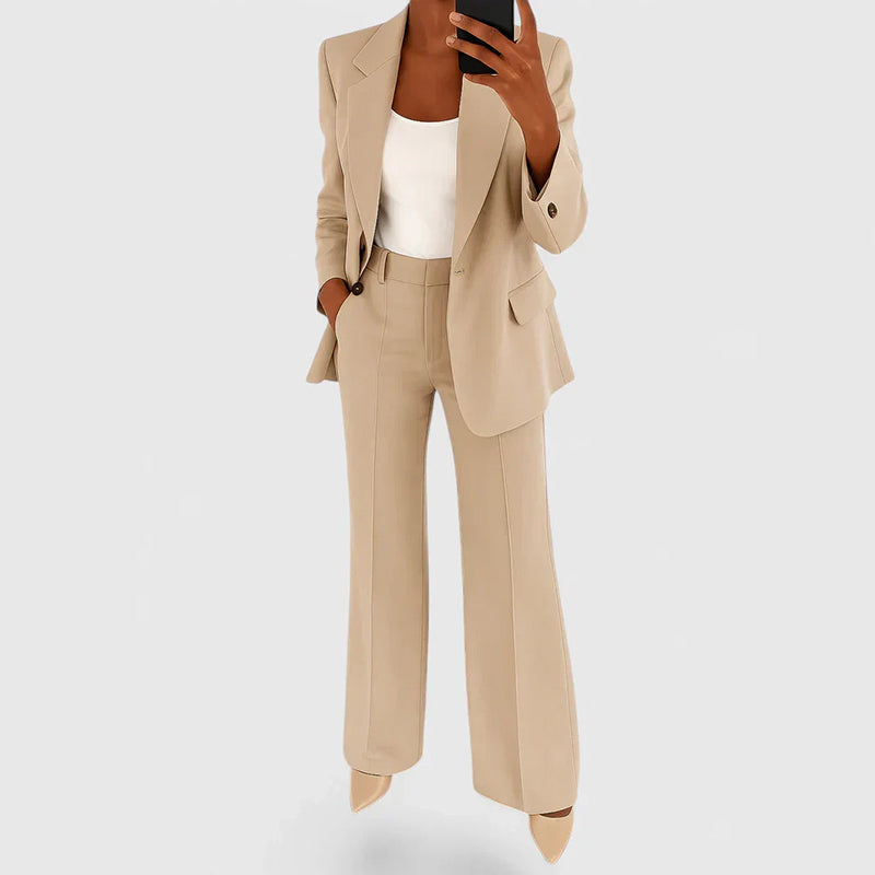 Miranda - Women’s Two-Piece Blazer Suit Set