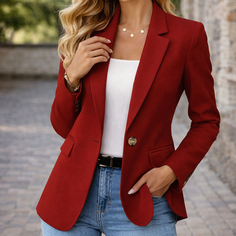 Nancy - Women’s Single Button Tailored Blazer
