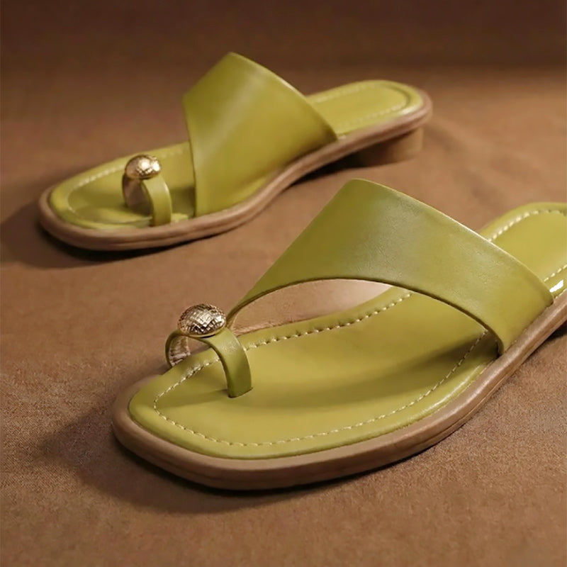 Olivia - Women's Casual Toe Ring Flat Sandals