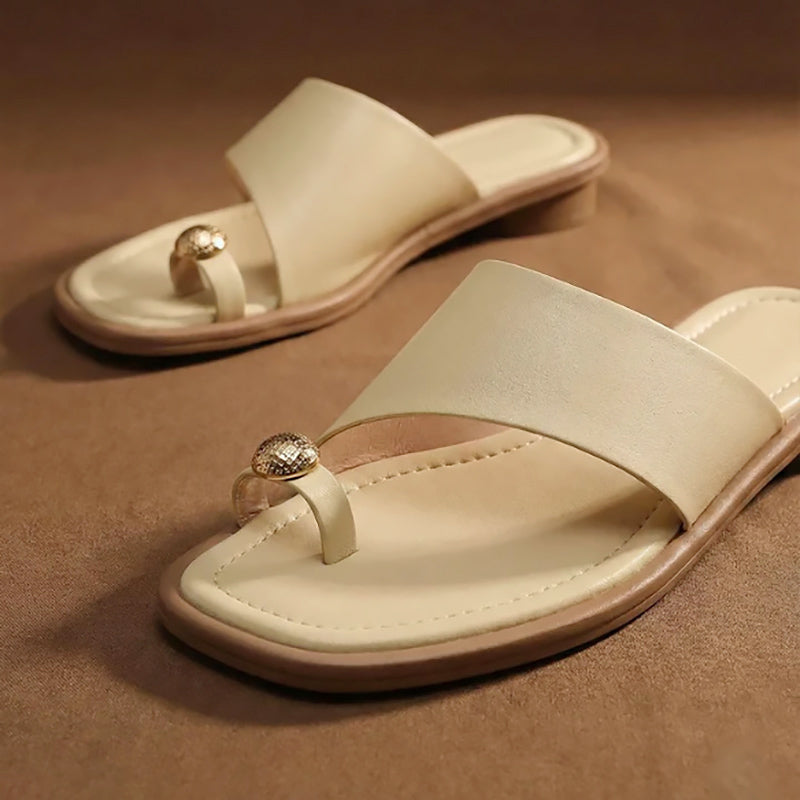 Olivia - Women's Casual Toe Ring Flat Sandals
