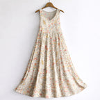 Paige - Women’s Boho Pattern Sleeveless Maxi Dress