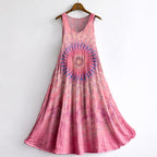 Paige - Women’s Boho Pattern Sleeveless Maxi Dress