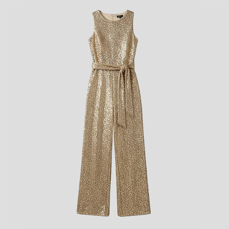 Patricia - Women’s Sequin Sleeveless Jumpsuit