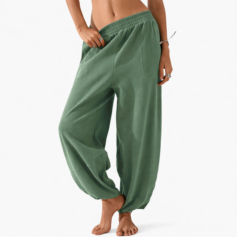 Paula - Women’s Loose Fit Drop Crotch Pants