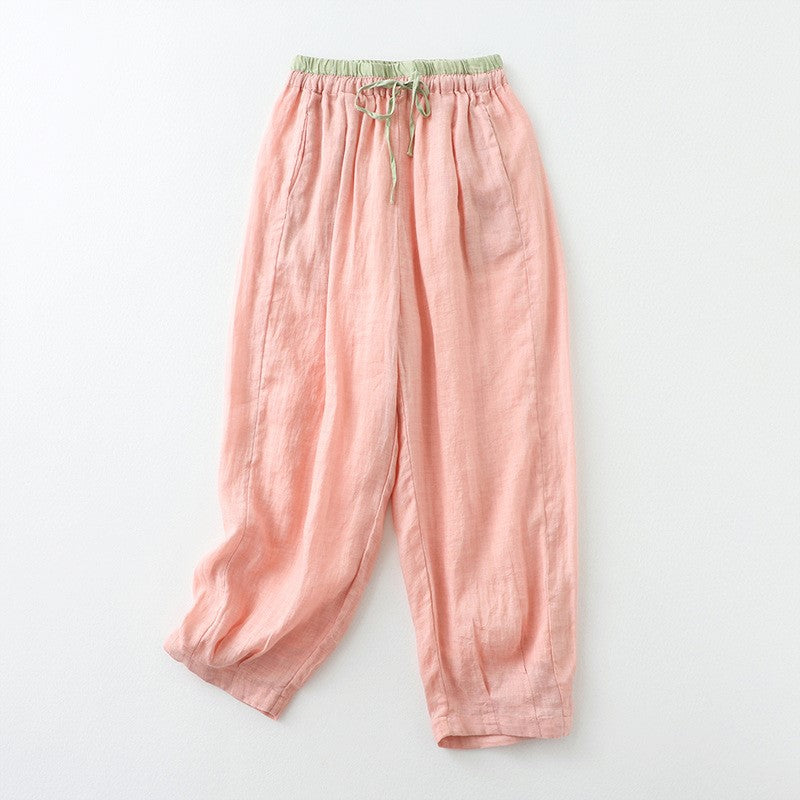 Rachel - Women’s High Waist Drawstring Relaxed Pants