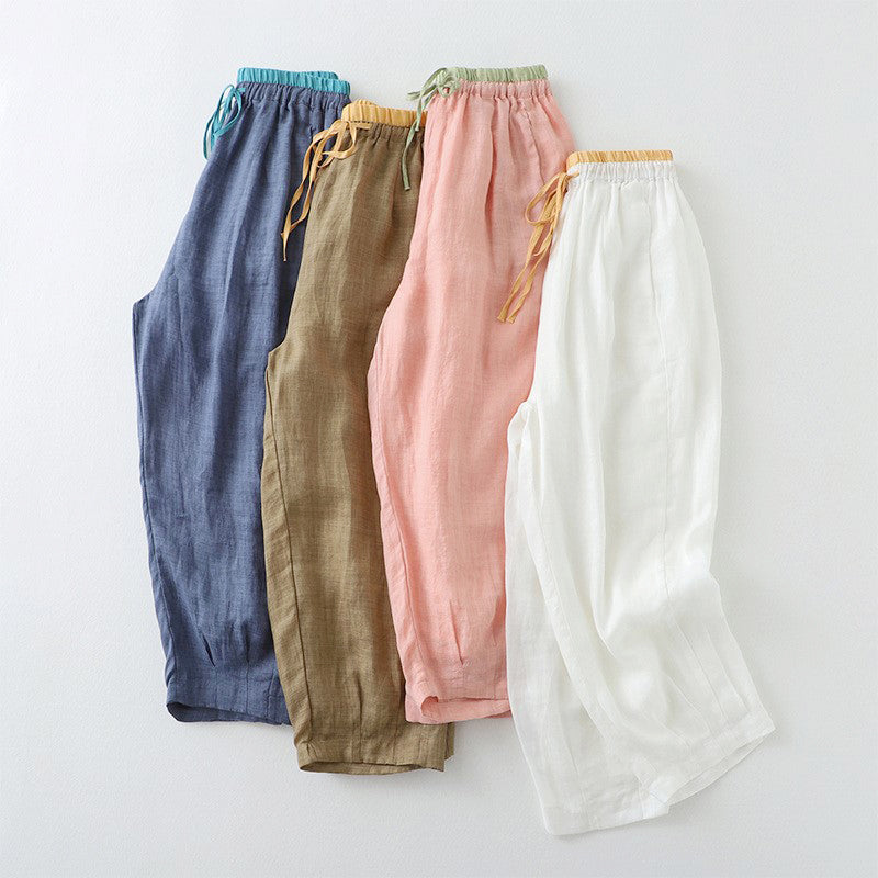 Rachel - Women’s High Waist Drawstring Relaxed Pants