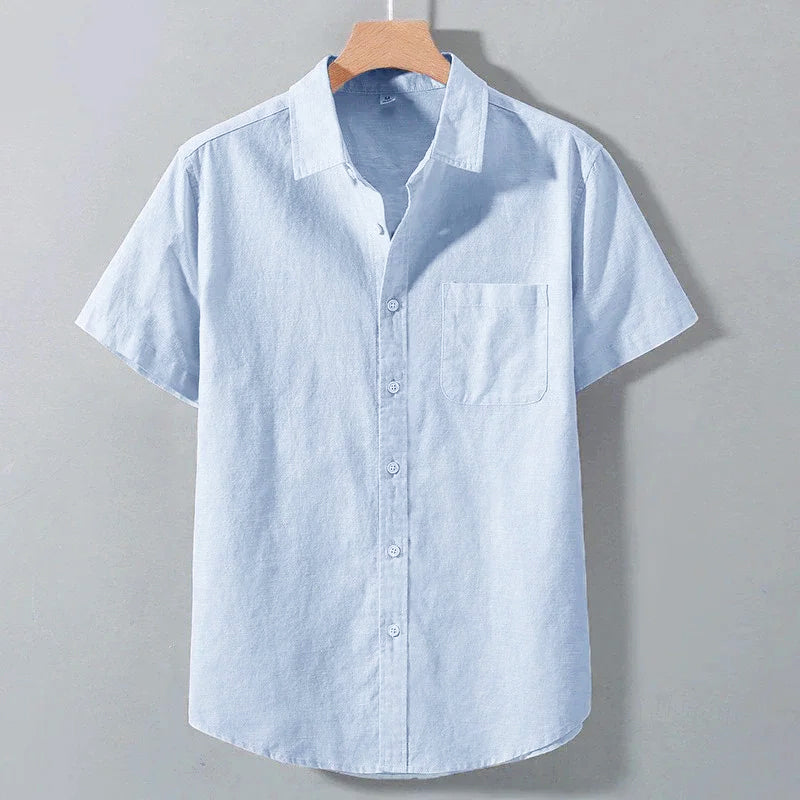 Ryan - Men’s Short Sleeve Collared Pocket Shirt