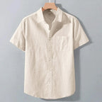 Ryan - Men’s Short Sleeve Collared Pocket Shirt