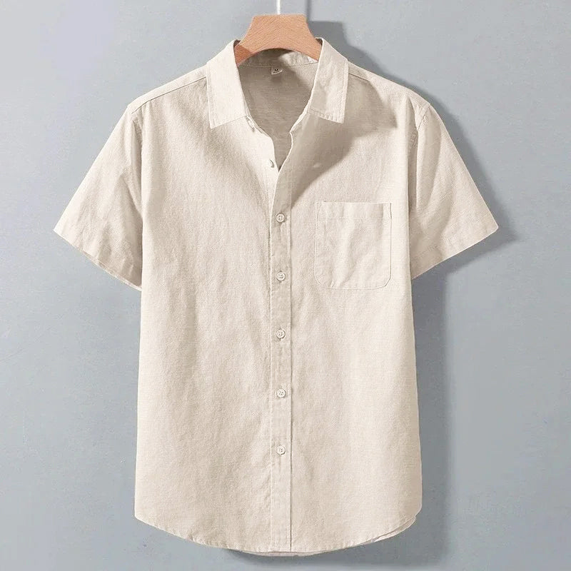 Ryan - Men’s Short Sleeve Collared Pocket Shirt