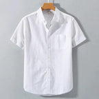 Ryan - Men’s Short Sleeve Collared Pocket Shirt