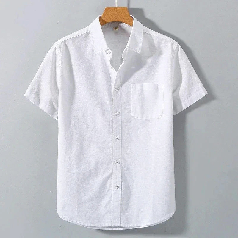 Ryan - Men’s Short Sleeve Collared Pocket Shirt