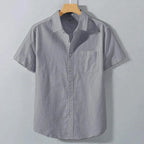Ryan - Men’s Short Sleeve Collared Pocket Shirt