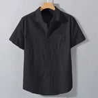 Ryan - Men’s Short Sleeve Collared Pocket Shirt
