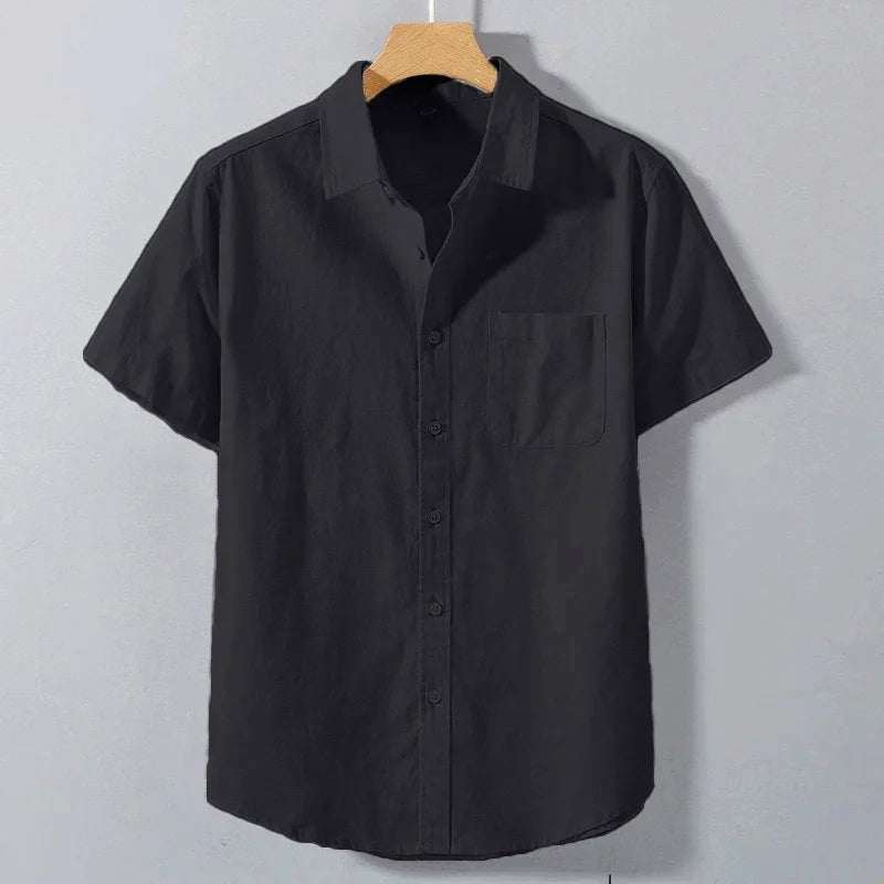 Ryan - Men’s Short Sleeve Collared Pocket Shirt