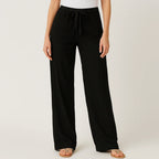 Samantha - Women's Wide Leg Pants with Drawstring