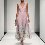 Sandra - Women’s Floral Print Maxi Dress