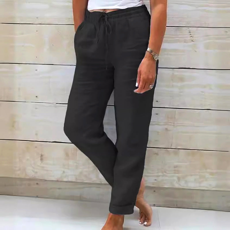 Sophia - Women's Casual Elastic Waist Tapered Pants