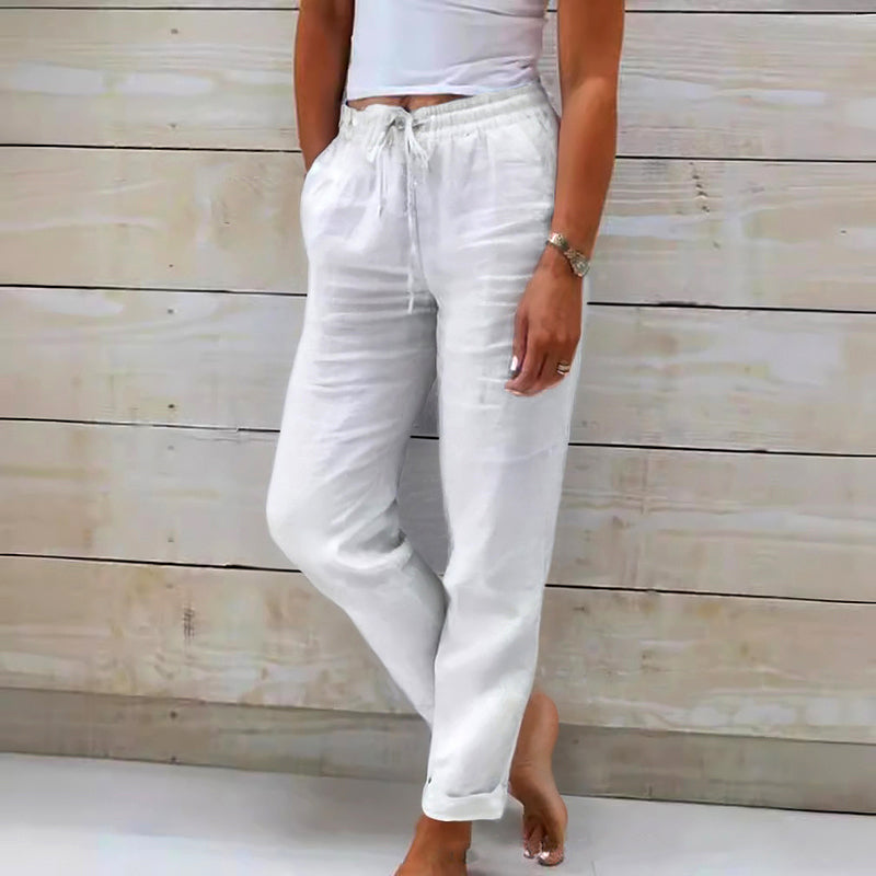 Sophia - Women's Casual Elastic Waist Tapered Pants