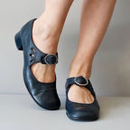 Sophie - Women’s Classic Buckle Strap Flat Shoes