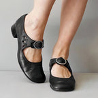 Sophie - Women’s Classic Buckle Strap Flat Shoes