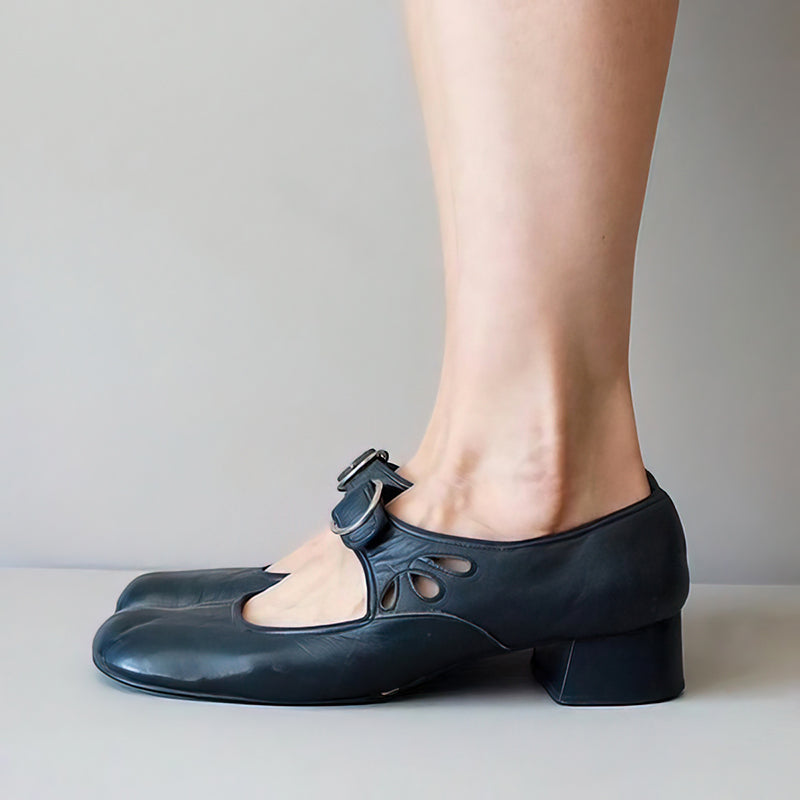 Sophie - Women’s Classic Buckle Strap Flat Shoes