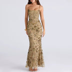 Vanessa - Women's Lace Mermaid Maxi Dress