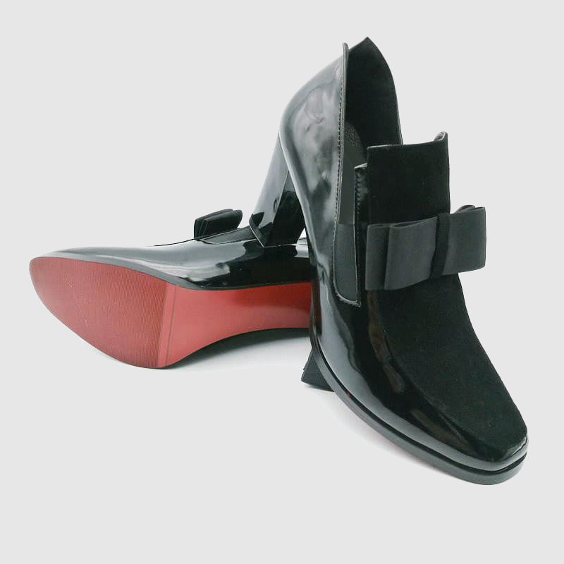 Victoria - Women’s Closed Toe Block Heel Pumps