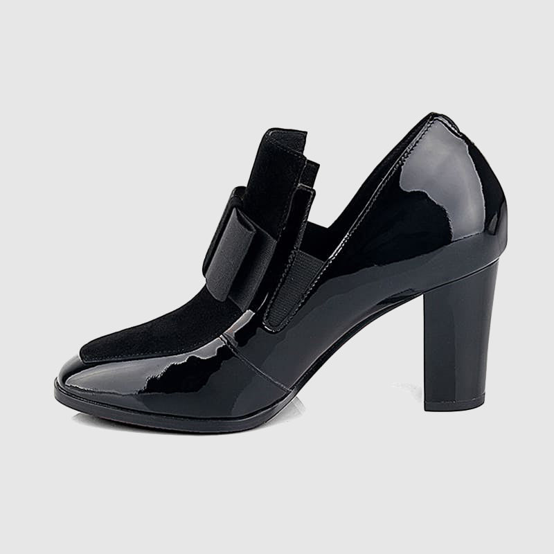 Victoria - Women’s Closed Toe Block Heel Pumps