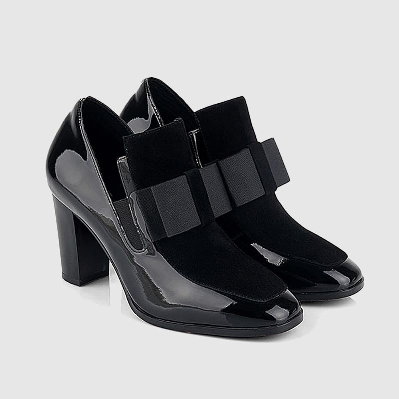 Victoria - Women’s Closed Toe Block Heel Pumps