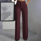 Victoria - Women's High Waist Wide Leg Dress Pants