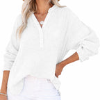 Virginia - Women’s Long Sleeve Henley Style Top
