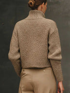 Adrianna - Women's Button-Front Textured Cardigan