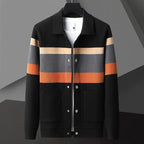 Aldrin - Men's Colorblock Knit Cardigan Jacket
