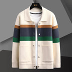 Aldrin - Men's Colorblock Knit Cardigan Jacket