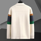 Aldrin - Men's Colorblock Knit Cardigan Jacket