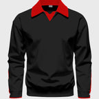 Alton - Men's Contrast-Collar Pullover Sweatshirt