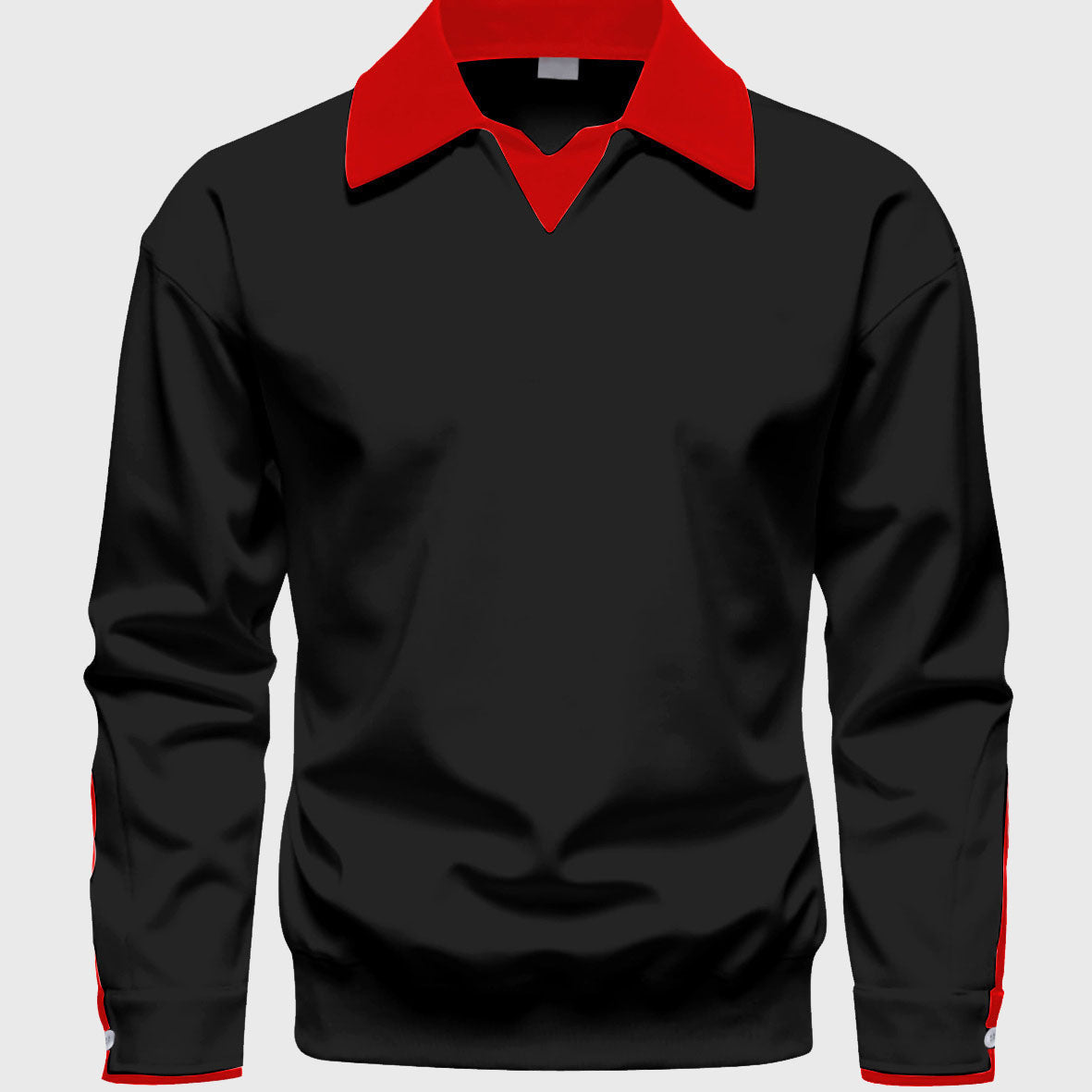 Alton - Men's Contrast-Collar Pullover Sweatshirt